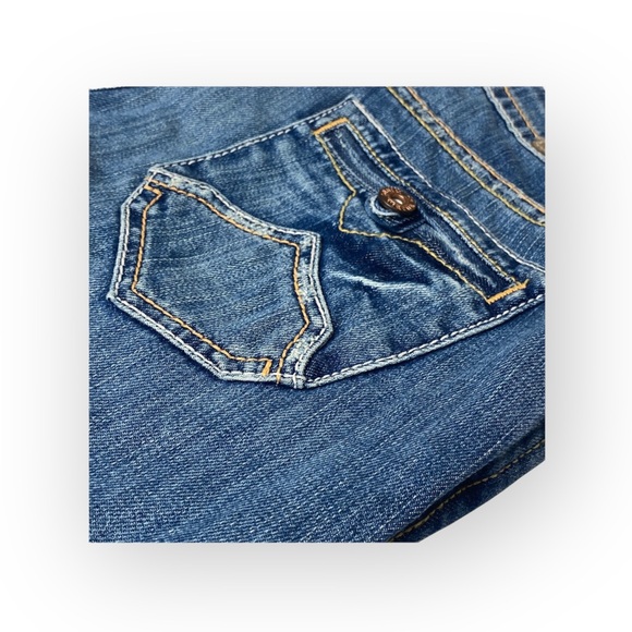 new Denim of Virtue ㋛ Y2K Patience Button Pocket Denim Jeans ㋛ Old Stone ㋛ 31 ㋛ - Picture 8 of 16